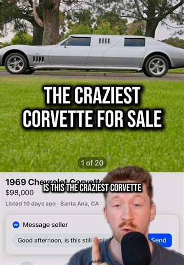 Have you seen a crazier corvette?! 😳 #cars #carsoftiktok #cartok
