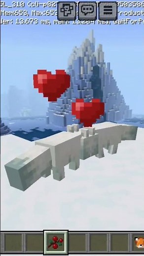 how to feed fox 🦊 in Minecraft #reelschallenge