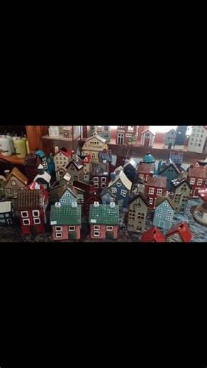 City of lights !! Loving our tealight houses 🏡🕯 | Danish Flower Art