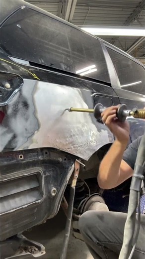 Toyota Sienna 2016 quarter panel repair part 4 #bodywork #autobodyrepair #tutorials #carrepair