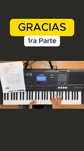 Gracias - 1ra Parte Tutorial #piano #aprendepiano #cristianos | TALEN - TocaréPiano