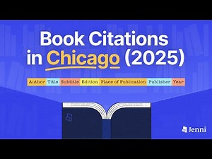 How to Cite a Book in Chicago (2025)
