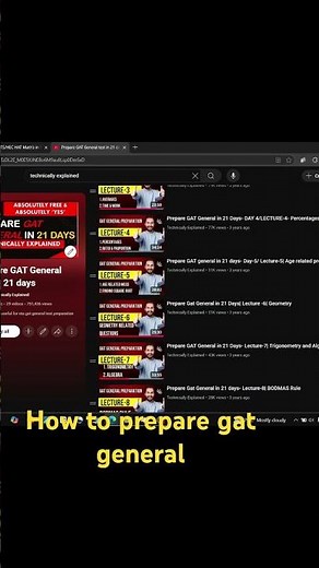 How to prepare gat general test #gat #gatgeneral