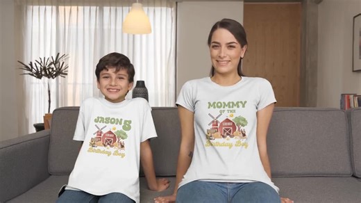 Custom Farm Theme Birthday Shirt: Matching Barnyard Family Tee - Etsy