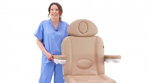 Silver Fox - Spa Chair for Esthetician, Electric Facial Bed with 240° Rotation, 4 Motors, and Adjustable Headrest, Professional Medical Spa Exam Chair - 2246B, (Grey)