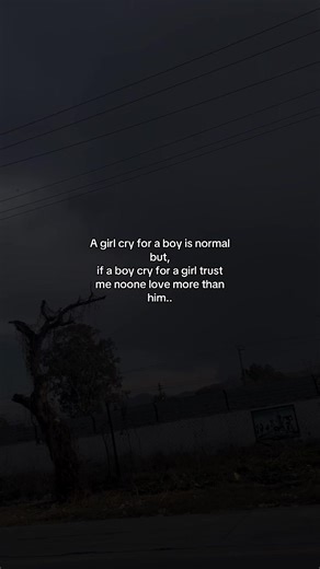 Understanding Love: Why Boys Cry for Girls