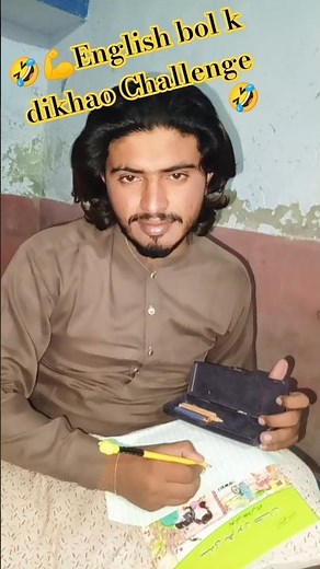 💪🤣English bol k dikhao Challenge 🤣 #funny #comedy #reels #shorts #shortvideo #youtubeshorts