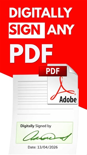 Sign PDF with DSC in Adobe Acrobat #shorts