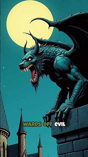 Gargoyles' Gaze: Protectors or Ominous Omens? #gargoyles #architecture #history