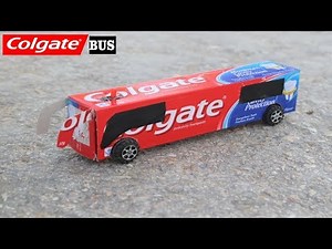 How to Make a Bus - Colgate Bus - How to Make a Electric Bus With Dc Motor
