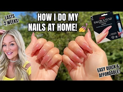 Salon Quality Nails with KISS Salon X-Tend System 💅