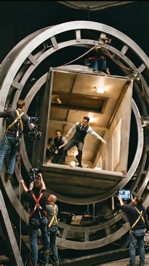 Inception movie behind the scene🫣