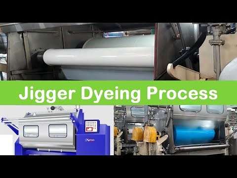 Jigger Dyeing Process | Jigger Dyeing machine (Woven Fabric Dyeing)