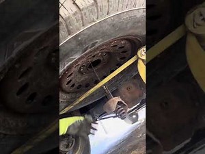 How to release a stuck spare tire on a GM/ CHEVY TRUCK