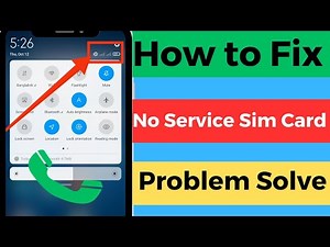 How to Fix No Service Sim Card Problem Solve