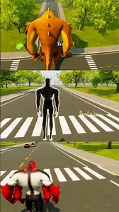 Humungousaur VS Alien X VS Four Arms #ben10 #ben10gameplay