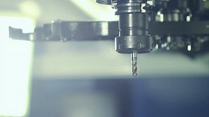 CNC milling machine on a factory