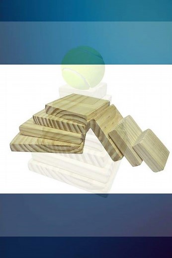 Urbane Chic® Seven Stone Lagori Pitthu Wooden Game | Traditional Satoliya/Nargolio Game for Kids