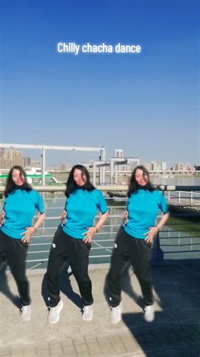 Chilly chacha dance exercise #music #youtubeshorts