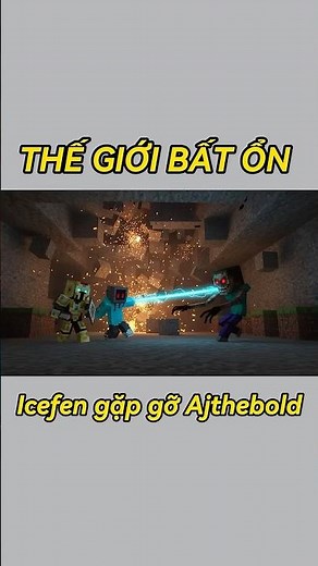 Ice Meets Ajthebold in the Mine ❄️⛏️🎮🔥 #minecraft #gaming #viralshorts #fyp #LongKaEntertainment