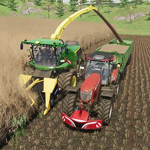 Poplar harvest for district heating plant. Harvester: John Deere 9900 Tractor: McCormick X8 627 VT Drive Game: Farming Simulator 22 Map: Haut-Beyleron #FarmingSimulator22 #JohnDeere #JohnDeere9900 #Tractor #McCormick #Silage #Poplar #Silaj #PoplarHarvest #CornSilage #Harvest #Harvester #Real #Keşfet | Mazarat Gaming