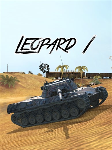 World of Tanks Blitz Leopard 1 ~ 6.4k #wotblitz #wotb #вотблиц #leopard1