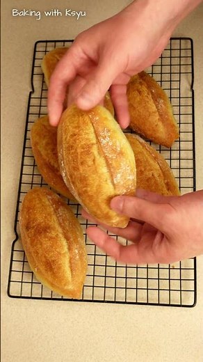 Bolillos are so Easy to make! #bolillos #bread #sourdoughbread #baking #sandwichbread #shorts