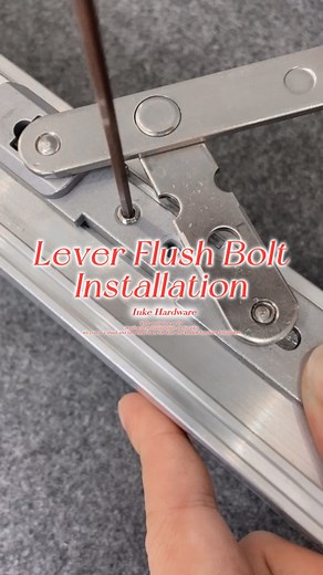 128K views · 655 reactions | Lever flush bolt installation tutorial #inke #hardware #swingdoor #bolt #installation | Inke | Facebook
