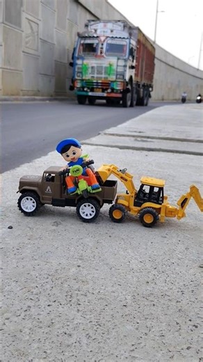 Remote Control Jcb And Dumper Truck Unboxing And mahindra jeep #viral