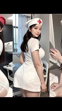 [4K] Ai LOOKBOOK nurse cosplay / 룩북 간호사 코스플레이 / 看護師 コスプレ / 护士 角色扮演