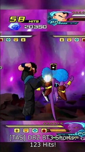 [TAS] DBZ BT3 Shorts: 123 Hits!