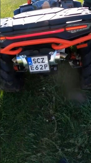 Test wydechu Can Am Renegade 1000R XMR vs Cf moto 1000 mud