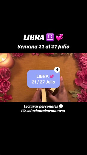Horóscopo Libra: Semana del 21 al 27 de Julio