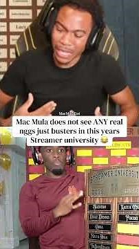Where The Real Ones At In Streamer University? 😂#macmula #viral #reaction
