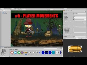 Player Movements Jump, Run, Shoot In Unity #5 | Complete 2D Platformer in Unity