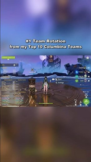 Nefer Columbina Sucrose Lauma Team Rotation | Genshin Impact