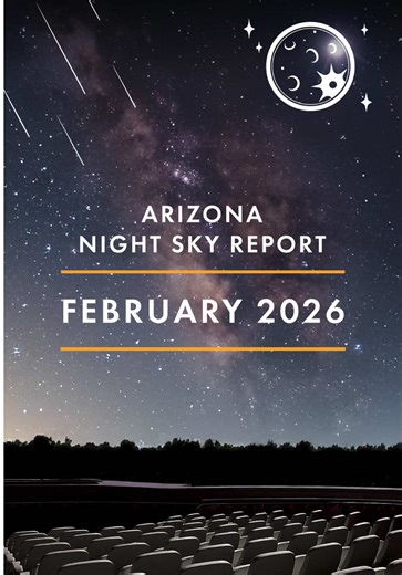 Wondering what’s in the sky in February? We have the ANSR! 🤓🔭💘 Check out the Arizona Night Sky Report, a stargazing update created in collaboration between Lowell Observatory and Grand Canyon Conservancy! Dr. Tyler Richey-Yowell is your eye in the sky for the best objects to view this month.