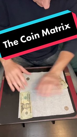Coin Matrix Illusion #magictrick #magician
