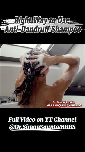 You’re Using Anti-Dandruff Shampoo WRONG! 😱 Doctor Explains Correct Way #hairissues #hairfall