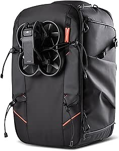 PGYTECH OneMo Drone Backpack for DJI FPV - Professional Waterproof 30L Travel Bag for Racing Quadcopter, Goggles, Remote Controller, and Accessories
