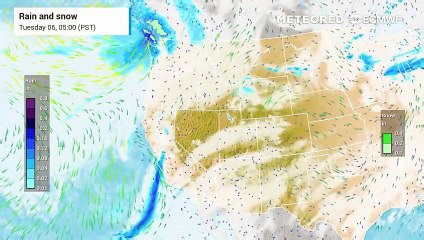 Snow piles up fast in the Pacific Northwest