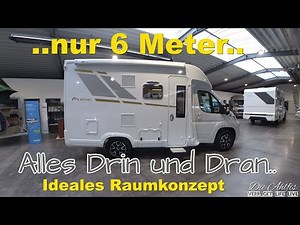 Das Wohnmobil-Raumwunder unter 6 Meter👌Mooveo TEI 60 FB Tolles BAD Super Dusche und Vollausstattung✌