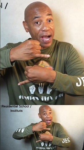 How to sign: “RESIDENTIAL SCHOOL or INSTITUTE” in ASL