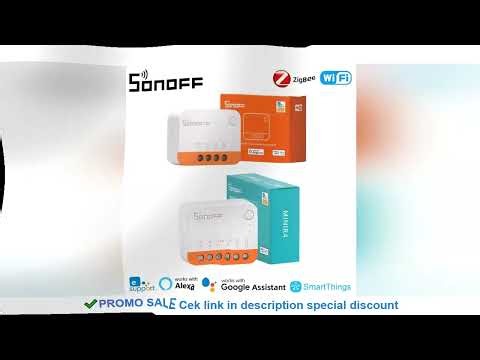 SONOFF Zigbee/WiFi Mini Smart Switch ZBMINIL2/MINIR4 Two-Way Control EWelink-Remote Voice Control Vi