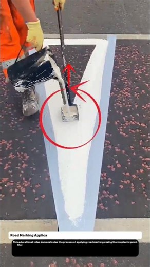 Road Marking Application | Thermoplastic Line Painting Technology Tutorial.