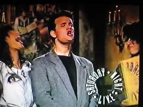 Tom Hanks - Aerosmith - SNL Promo - February 17, 1990 #snl #saturdaynightlive #tomhanks #aerosmith #janiesgotagun #steventyler #joeperry #1990