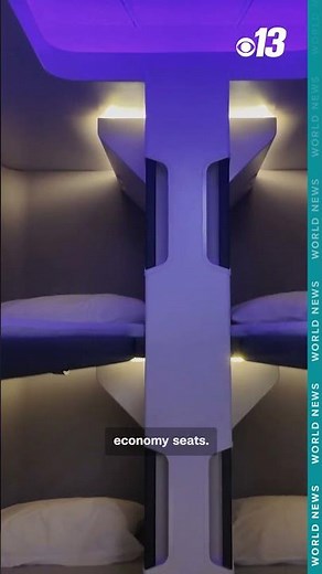 Airline introduces long-haul bunk beds