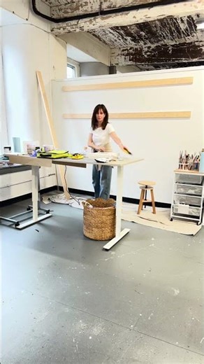 Art studio set up