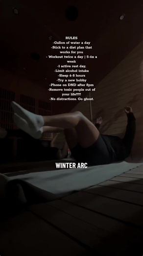 WINTER ARC CHALLENGE #winterarcchallenge #greenscreenvideo #pilates