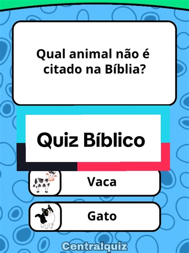 Quiz Bíblico #quiz #biblia #quiztime